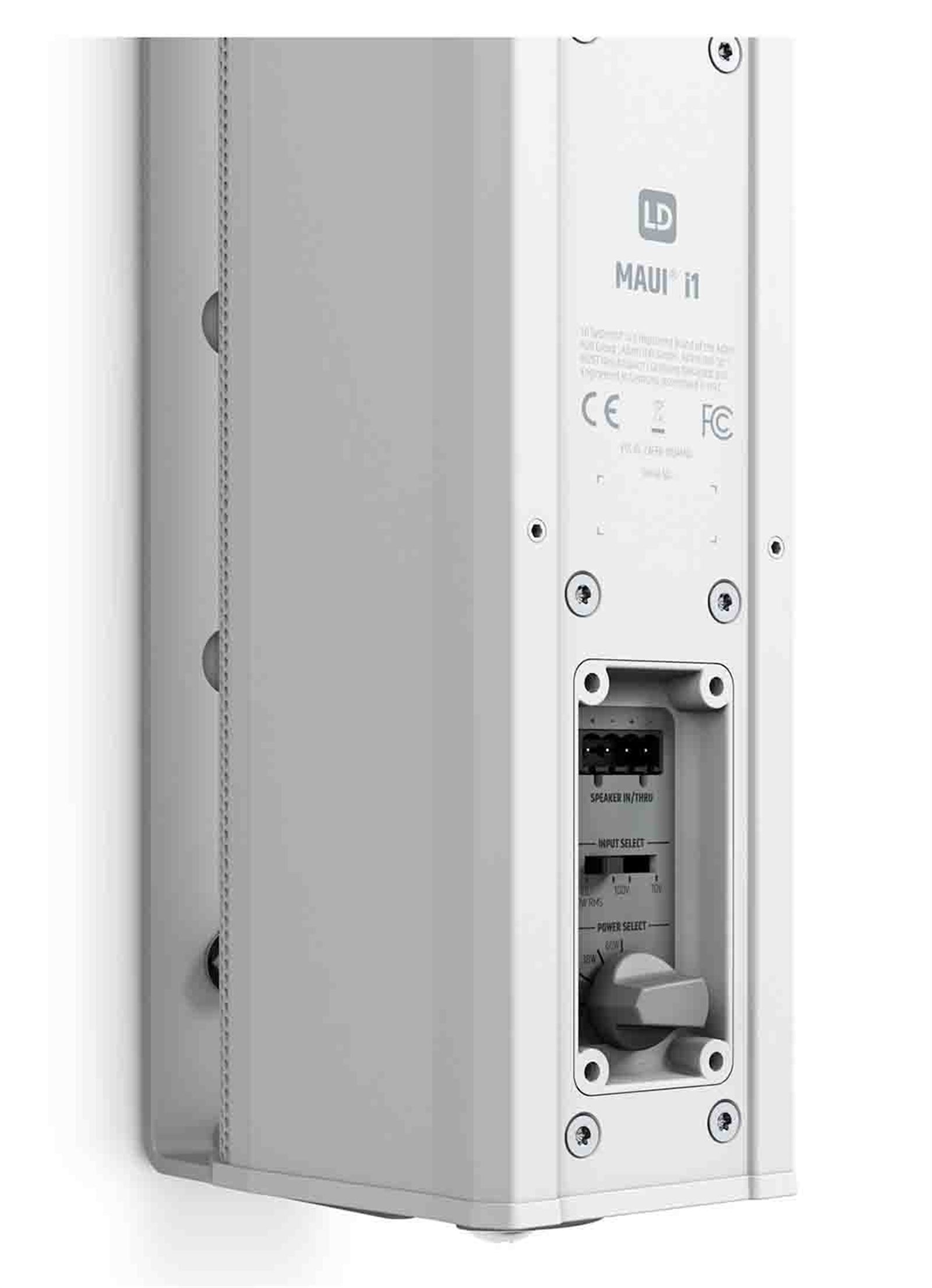 LD Systems MAUI i1 W Passive Indoor and Outdoor Installation Column Loudspeaker - White by LD Systems