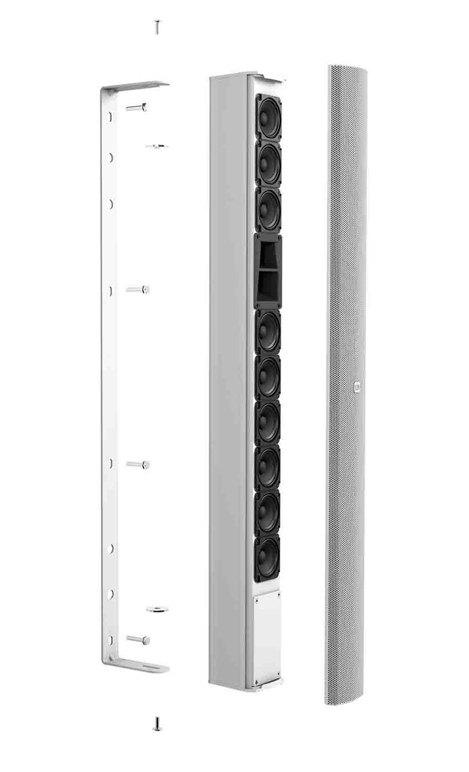 LD Systems MAUI i1 W Passive Indoor and Outdoor Installation Column Loudspeaker - White by LD Systems