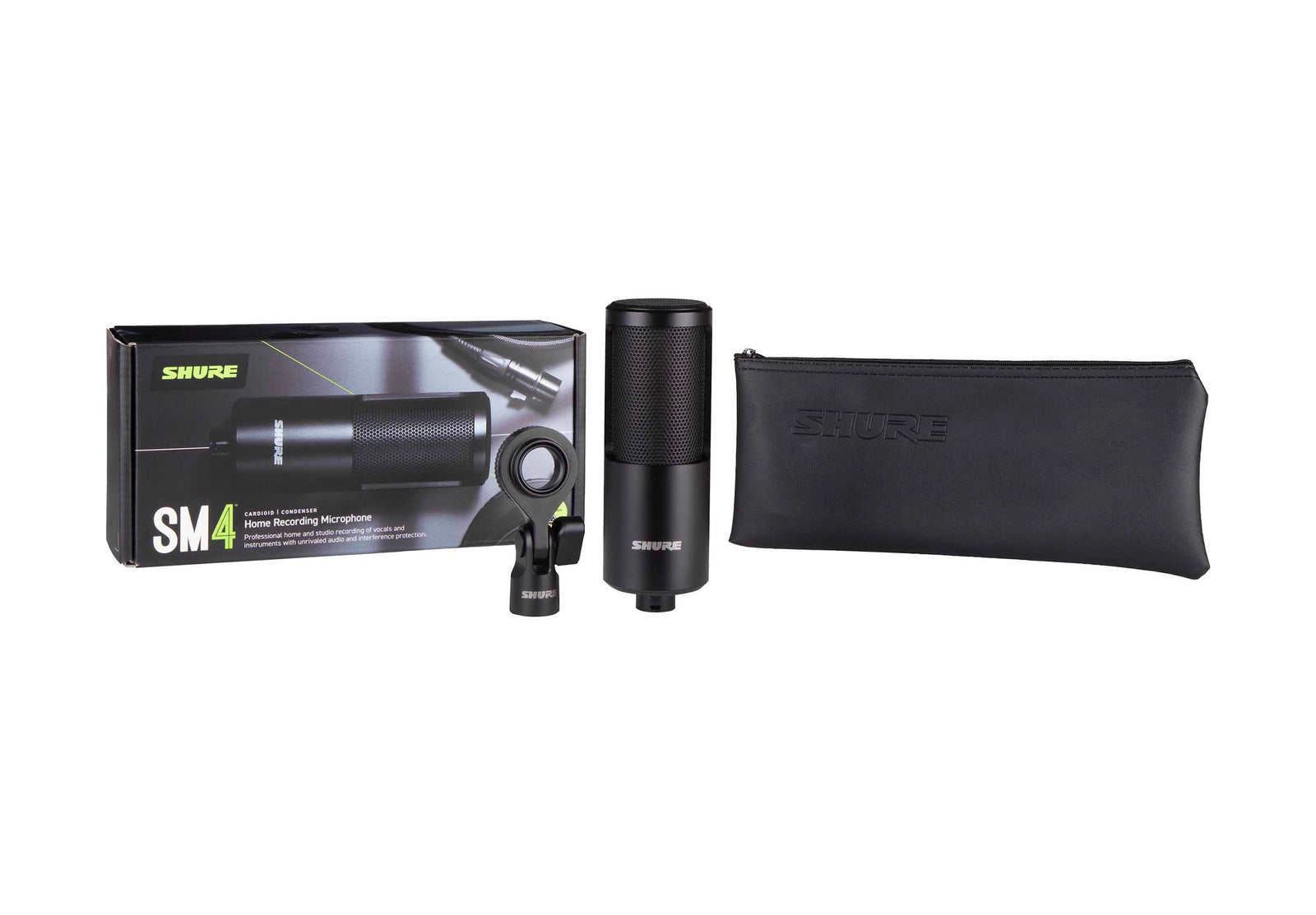 Shure SM4-K Dual-Diaphragm Condenser Home Recording Microphone by Shure