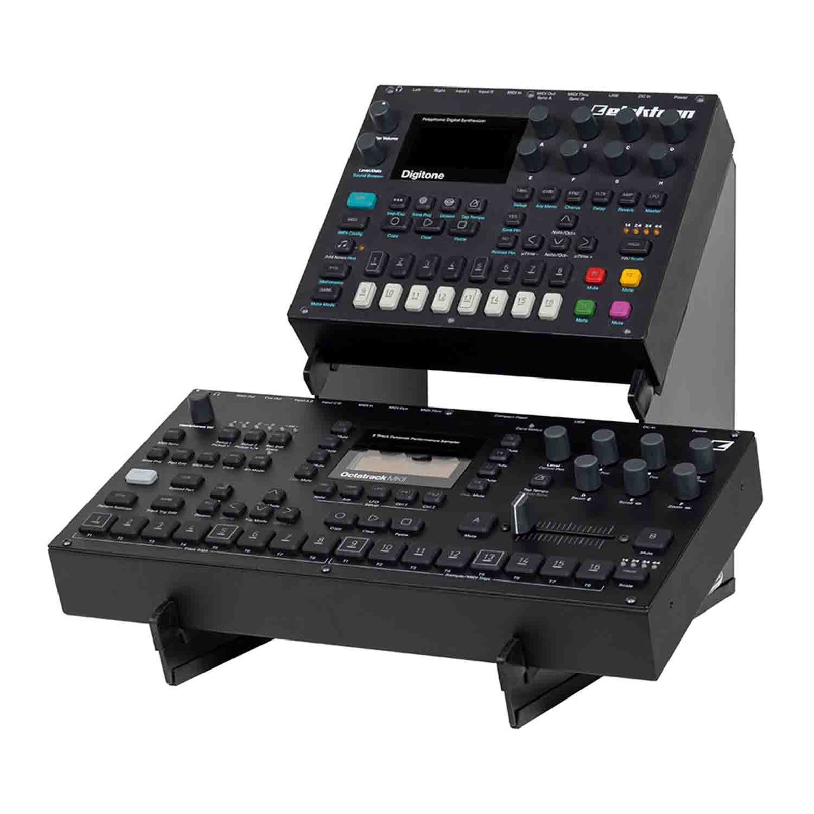 Headliner HL22052, 2-Tier Desktop Synth Stand by Headliner