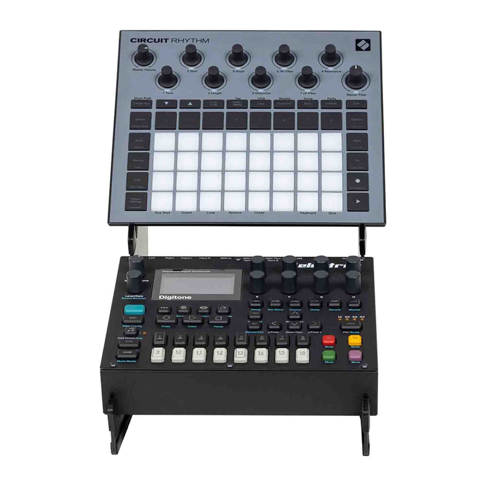 Headliner HL22052, 2-Tier Desktop Synth Stand by Headliner