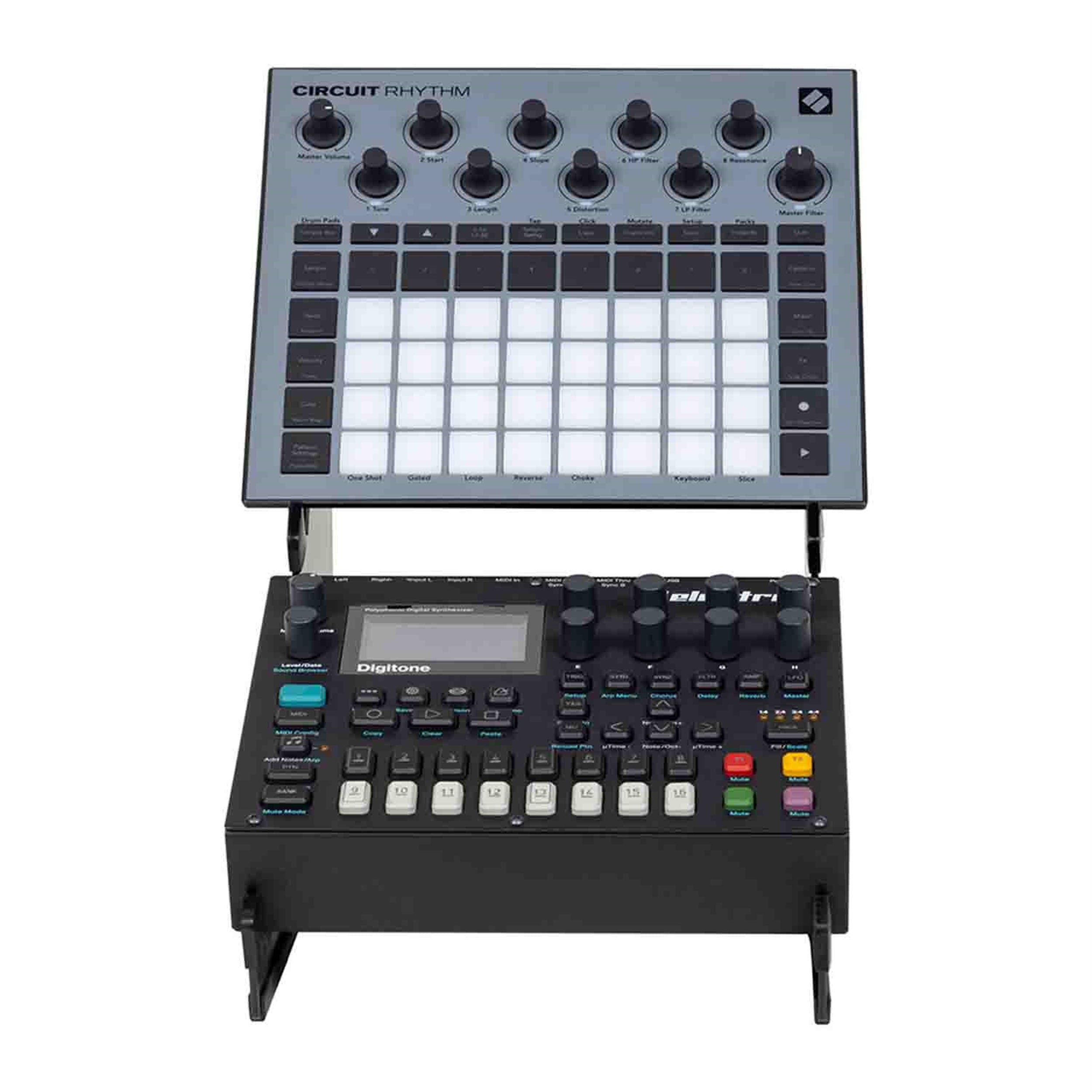 Headliner HL22052, 2-Tier Desktop Synth Stand by Headliner