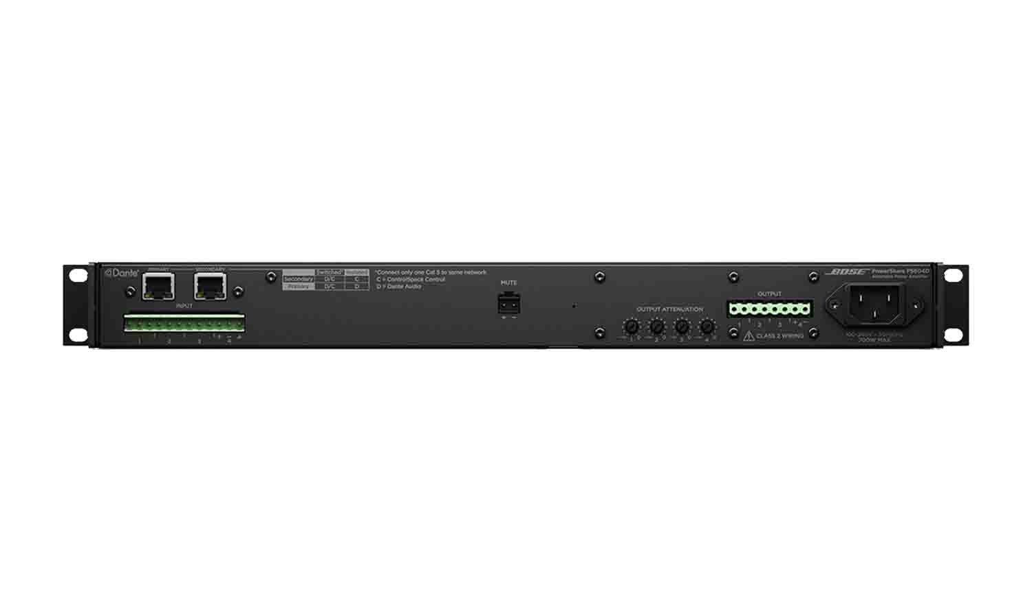Bose PS604D, PowerShare Adaptable 600W 4-Channel Power Amplifier by Bose