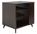 Gator Frameworks GFW-ELITESIDECAR-BRN Elite Series Sidecar Rack Cabinet with Shelf - Brown by Gator Cases