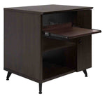 Gator Frameworks GFW-ELITESIDECAR-BRN Elite Series Sidecar Rack Cabinet with Shelf - Brown by Gator Cases