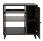 Gator Frameworks GFW-ELITESIDECAR-BRN Elite Series Sidecar Rack Cabinet with Shelf - Brown by Gator Cases