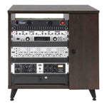 Gator Frameworks GFW-ELITESIDECAR-BRN Elite Series Sidecar Rack Cabinet with Shelf - Brown by Gator Cases