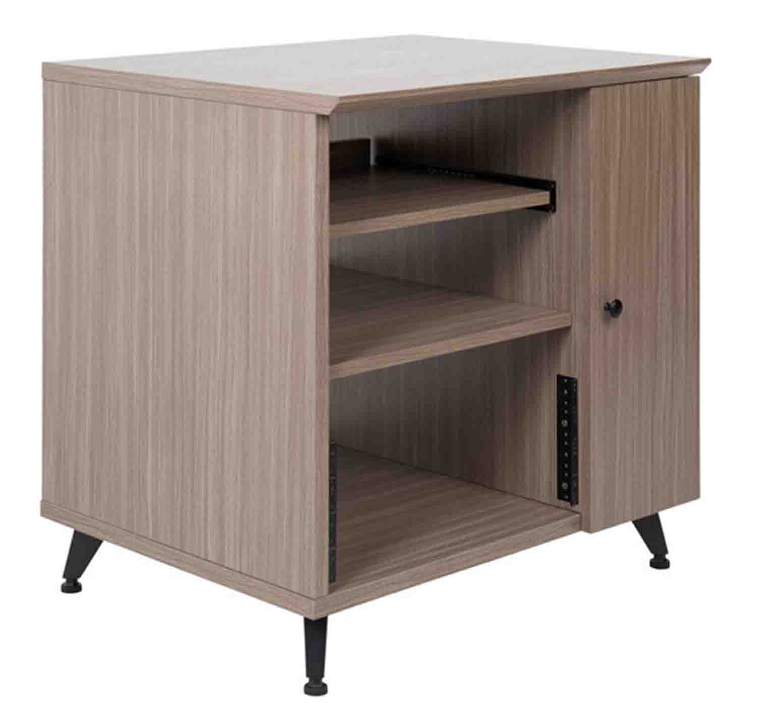 Gator Frameworks GFW-ELITESIDECAR-GRY Elite Series Sidecar Rack Cabinet with Shelf - Grey by Gator Cases