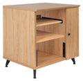 Gator Frameworks GFW-ELITESIDECAR-MPL Elite Series Sidecar Rack Cabinet with Shelf - Maple by Gator Cases