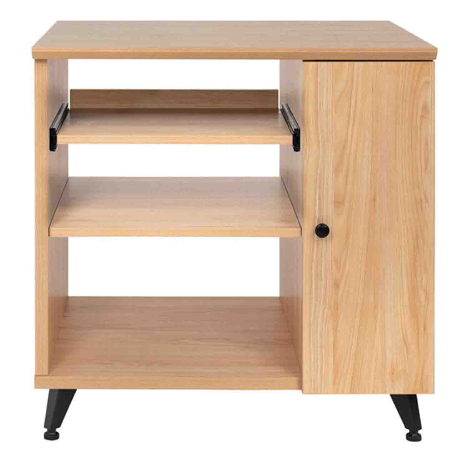 Gator Frameworks GFW-ELITESIDECAR-MPL Elite Series Sidecar Rack Cabinet with Shelf - Maple by Gator Cases