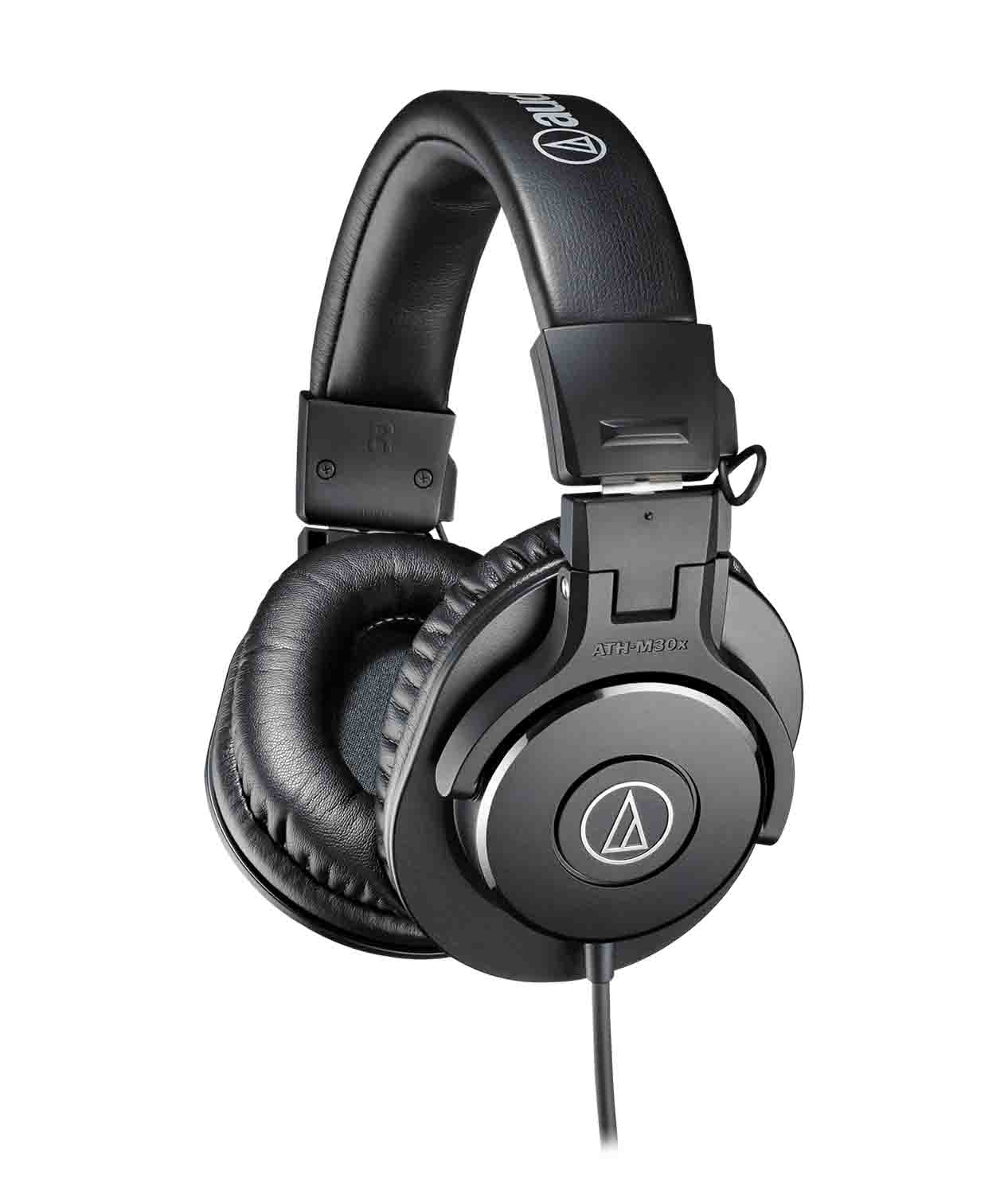 Audio Technica ATH-M30X, Professional Monitor Headphones - Black by Audio-Technica