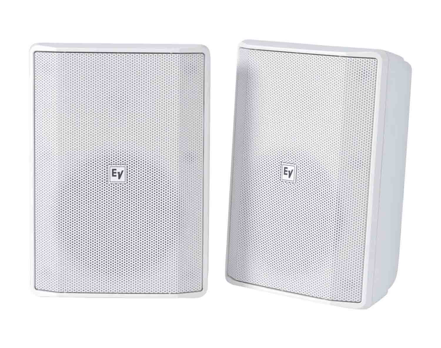 Electro-Voice EVID-S5.2XW, 5.25" 2-Way 70/100V IP65-Rated Commercial Loudspeaker (Pair, White) by Electro-Voice