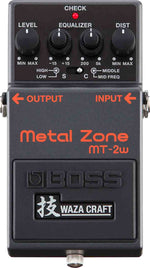 Open Box: BOSS MT-2W Metal Zone Waza Craft Distortion Pedal for Electric Guitars by Boss