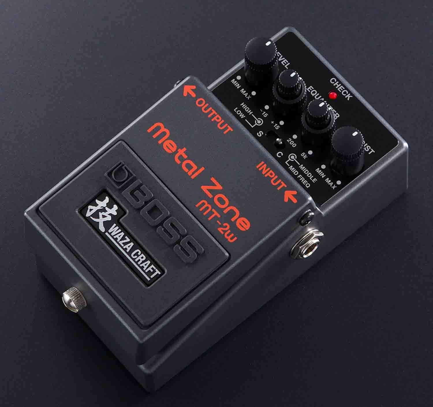 BOSS MT-2W Metal Zone Waza Craft Distortion Pedal for Electric Guitars by Boss