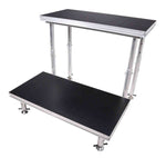 ProX XSQ-2X4MK2 StageQ MK2 2ft X 4ft Heavy Duty Platform with 28 to 48 Inch Height Legs