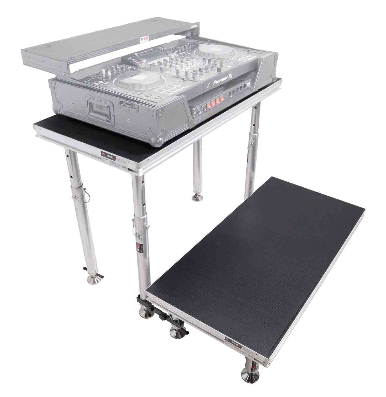 ProX XSQ-2X4MK2 StageQ MK2 2ft X 4ft Heavy Duty Platform with 28 to 48 Inch Height Legs