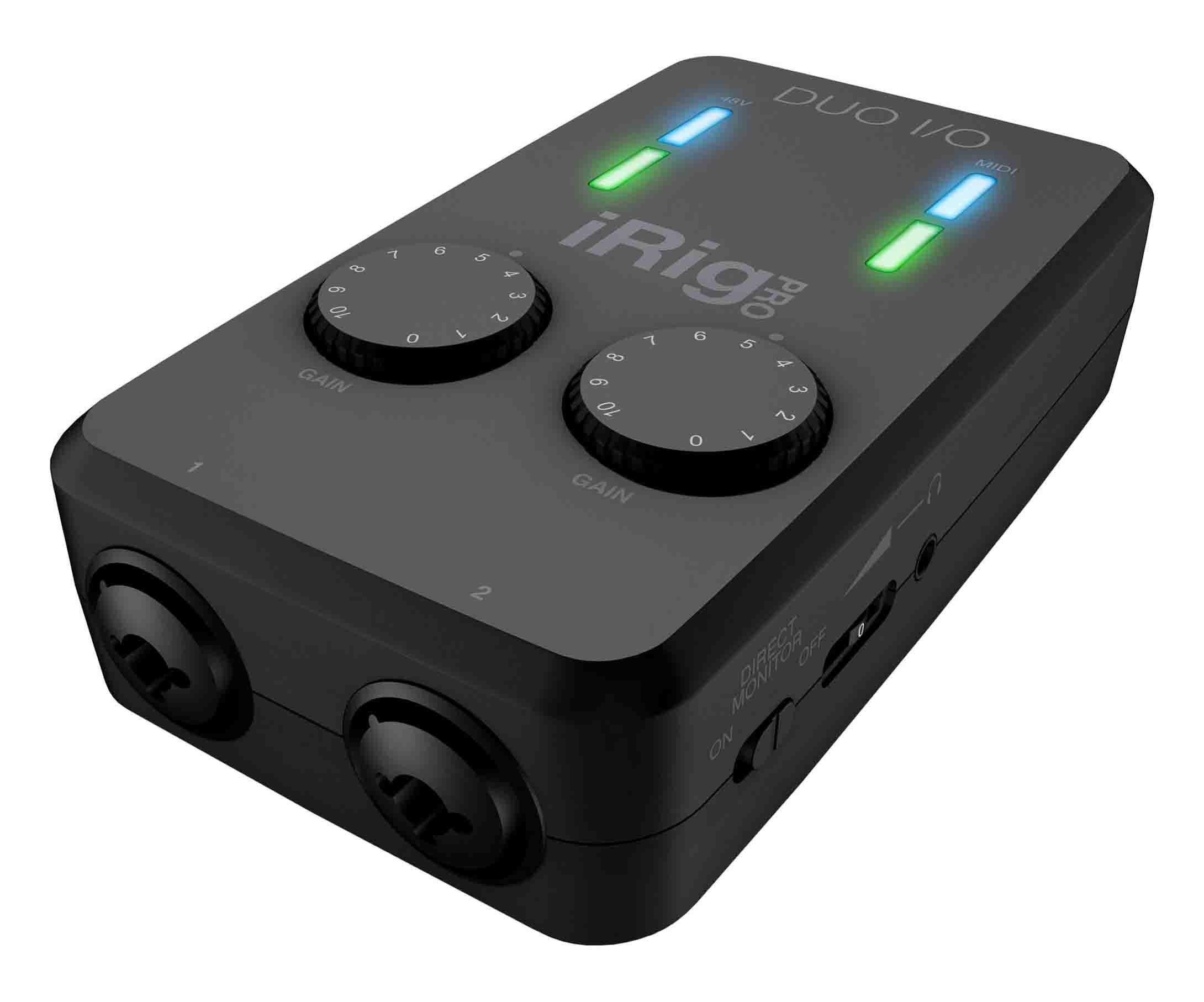IK Multimedia iRig Pro Duo I/O 2-Channel Audio/MIDI Interface for Mobile Devices and Computers by IK Multimedia