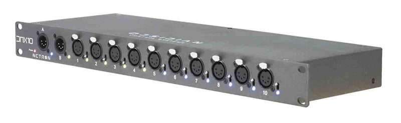 Elation DMX10-5 Netron Rackmount 10-Port DMX Splitter - 5 Pin by Elation