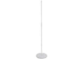 K&M 26010 Round Base Microphone Stand with 26125 Base - White by K&M