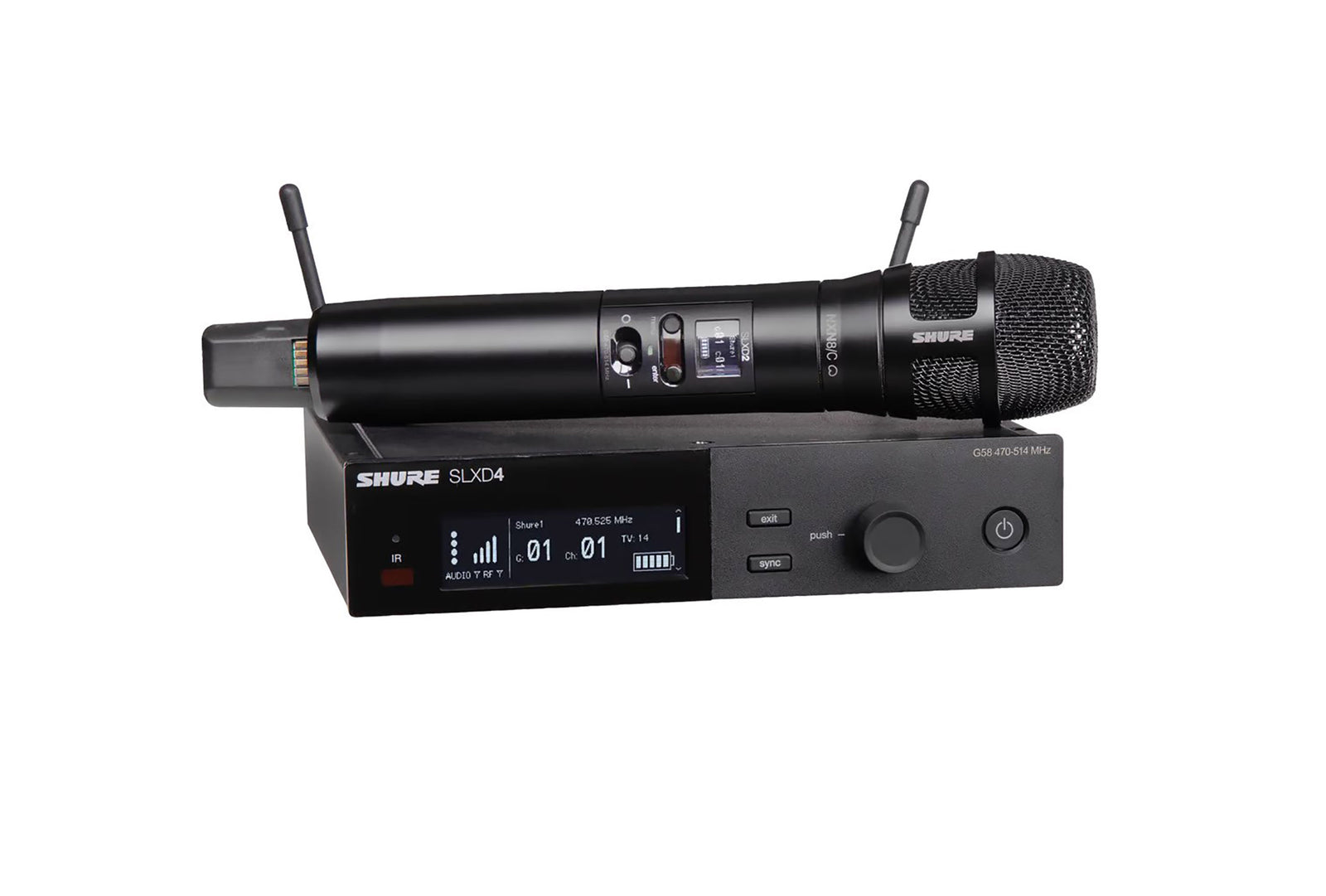 Shure Digital Wireless Handheld Microphone System with Nexadyne Cardioid Capsule by Shure