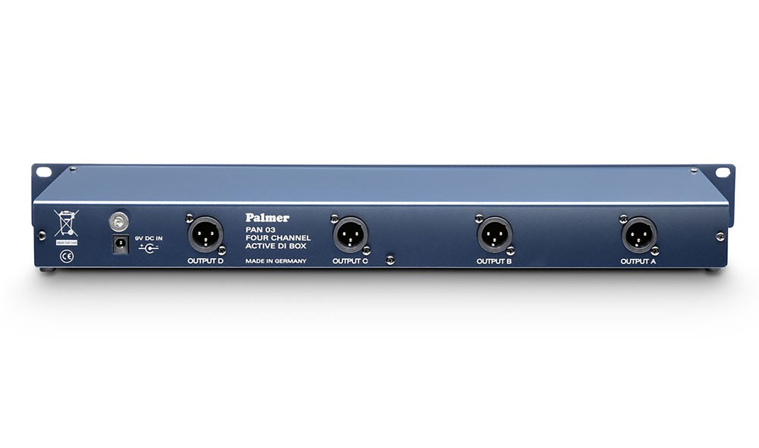 Palmer PAN 03 19" DI Box 4-Channel Active by Palmer