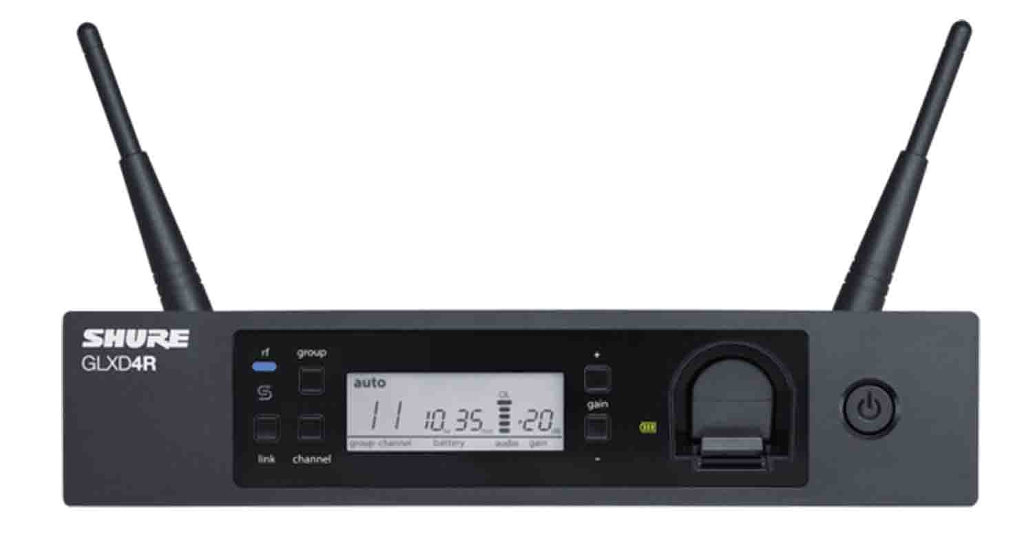 B-Stock: Shure GLXD4R-Z2 Rack Mount Receiver for GLX-D Advanced Digital Wireless Systems