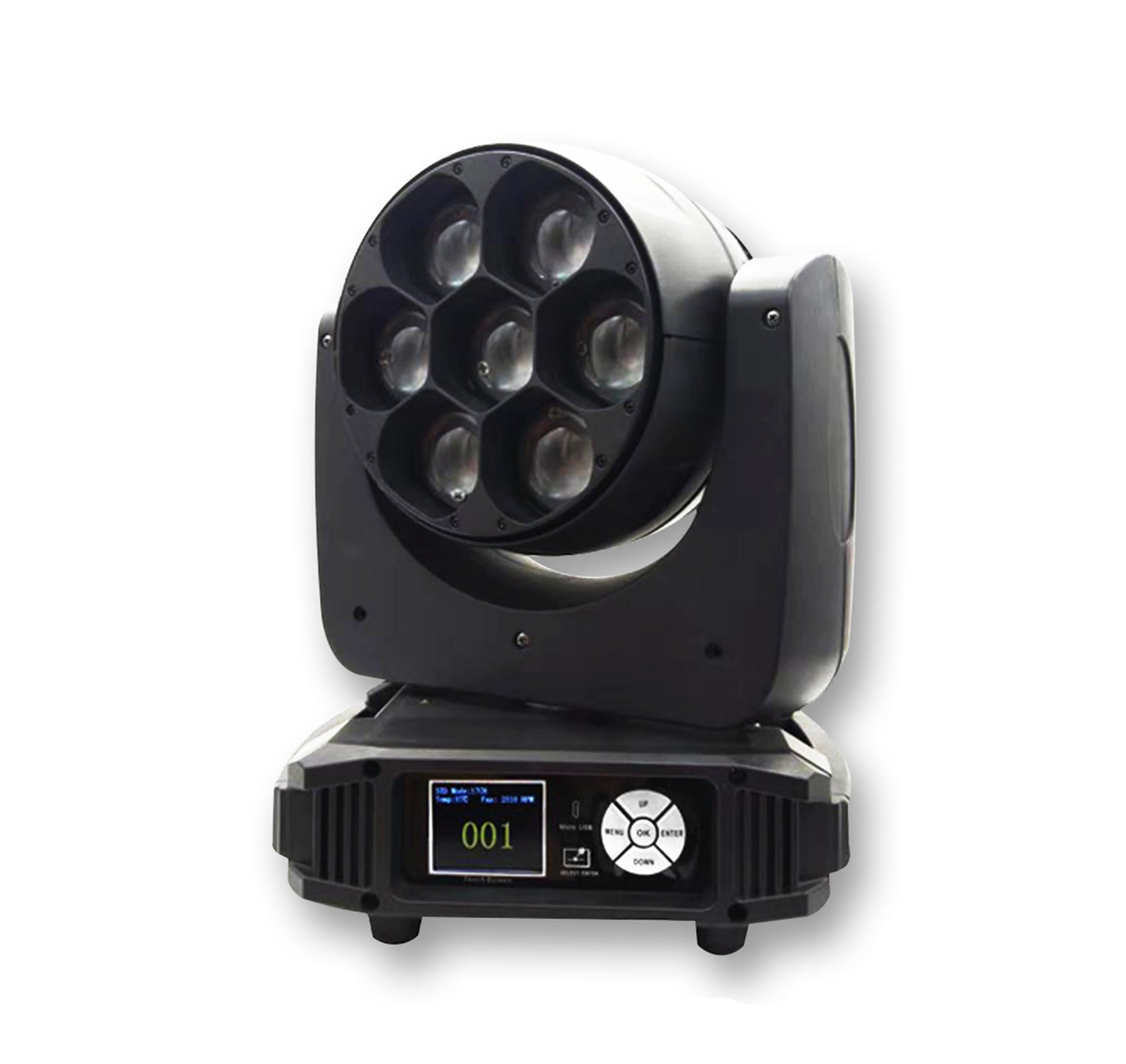 Acue Lighting Mega Wash 7, Professional Moving Head Wash Fixture by Acue Lighting