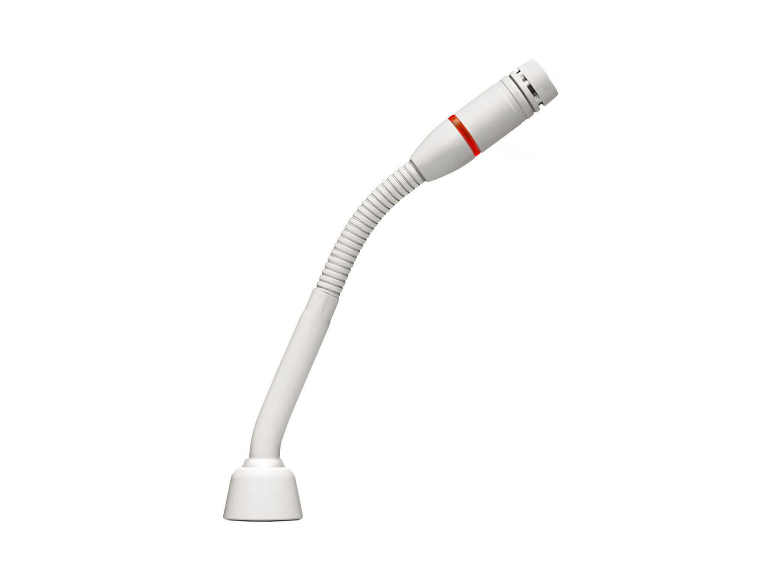 Shure MX405WRLP/C-VBDL, 5 Inch Shock-Mounted Gooseneck Mic with Cardioid Capsule - White by Shure