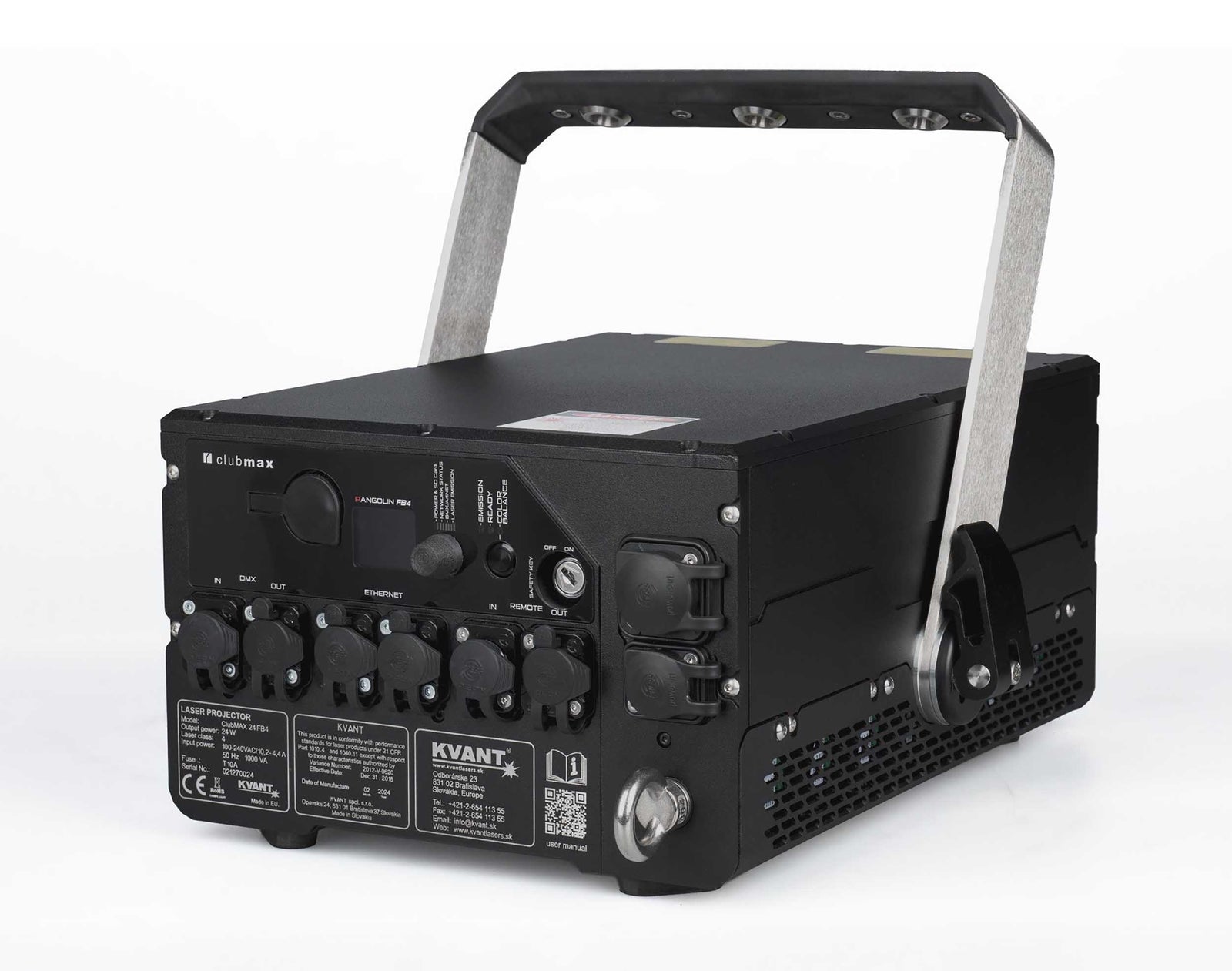 Kvant Lasers Clubmax 24 FB4 IP65 Full-Colour RGB Laser Projector by KVANT