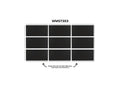 ADJ WMST3X3, Frame Trim Kit for 3x3 WMS Series Video Wall by ADJ