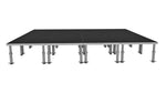 ProX XSU-12X16PKG, Stage One 12' x 16' Ft. Portable Stage Package - Includes 12x Units with Telescoping 16-22" Adjustable Legs by ProX Cases