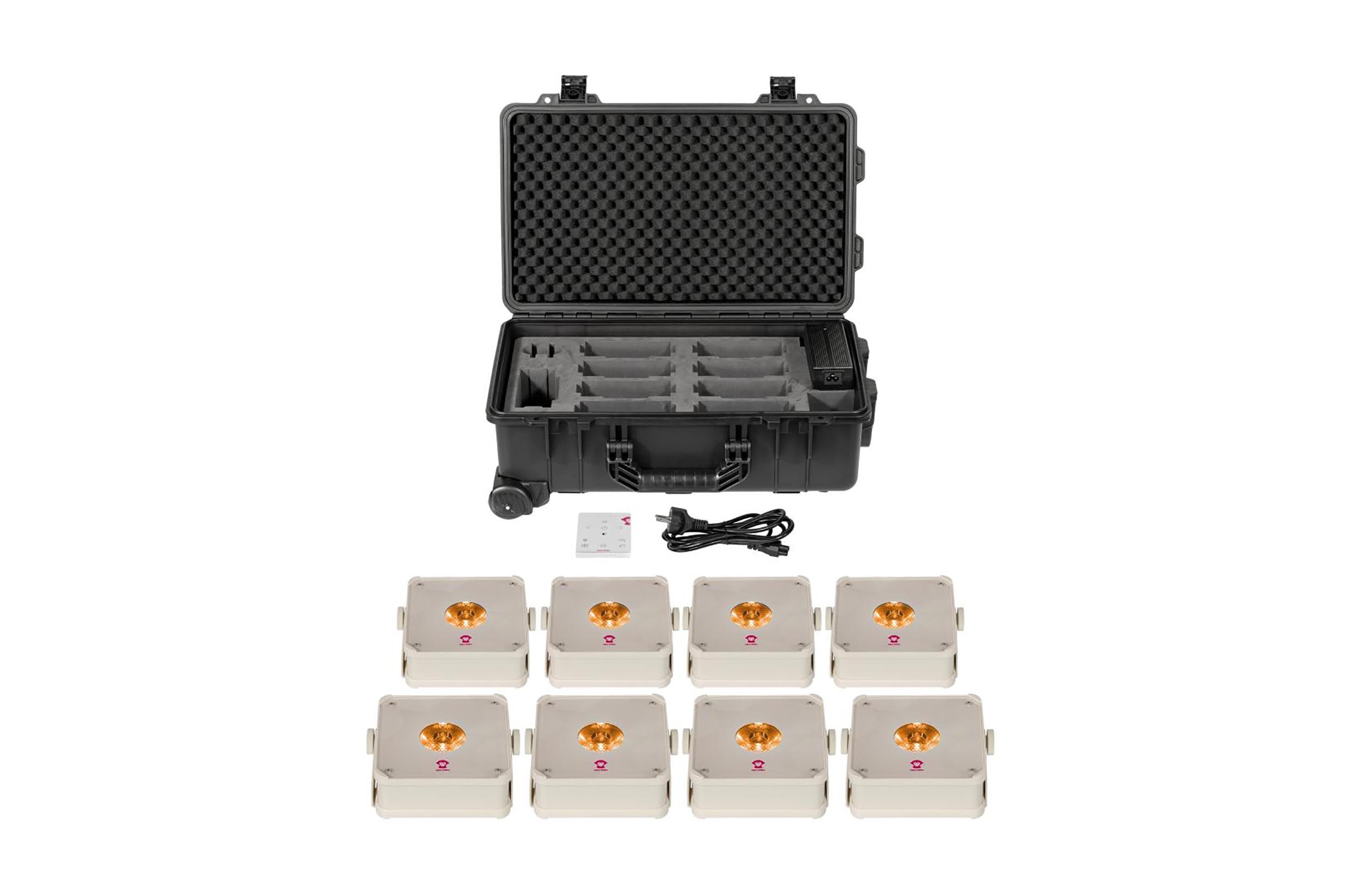 Ape Labs Mini 2.0 IP LED Par Light with Wireless Control and IP65 Rating by Ape Labs