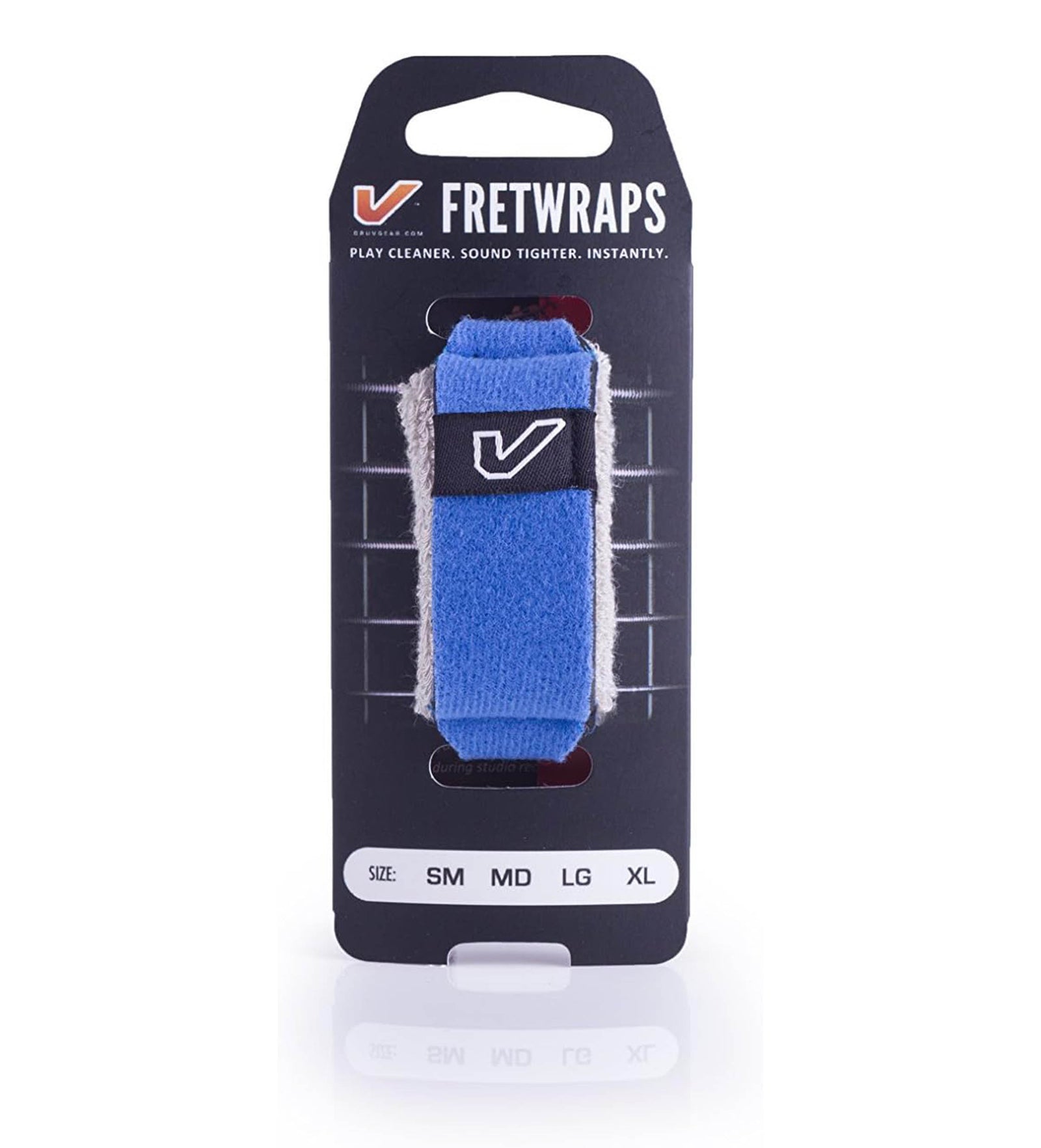Gruv Gear FW-1PK-BLU-MD Medium FretWraps 1 Pack String Muter  - Blue by Gruv Gear