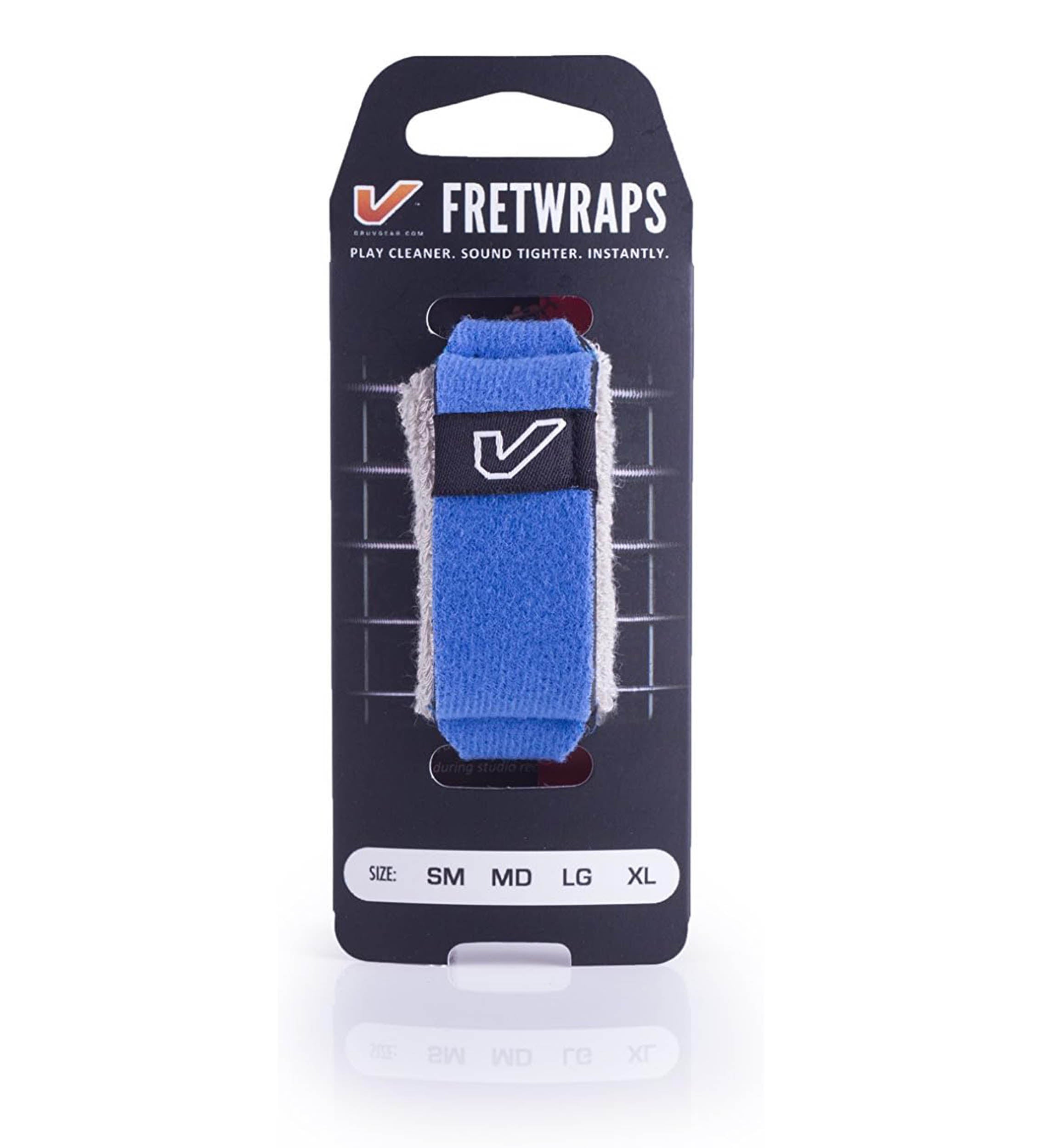 Gruv Gear FW-1PK-BLU-MD Medium FretWraps 1 Pack String Muter  - Blue by Gruv Gear