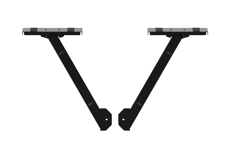 ProX XFH-B3SIDESHELFBL Audio Monitor DJ Lighting Side Mounting Shelf for B3 DJ Table Workstation by Humpter by ProX Cases