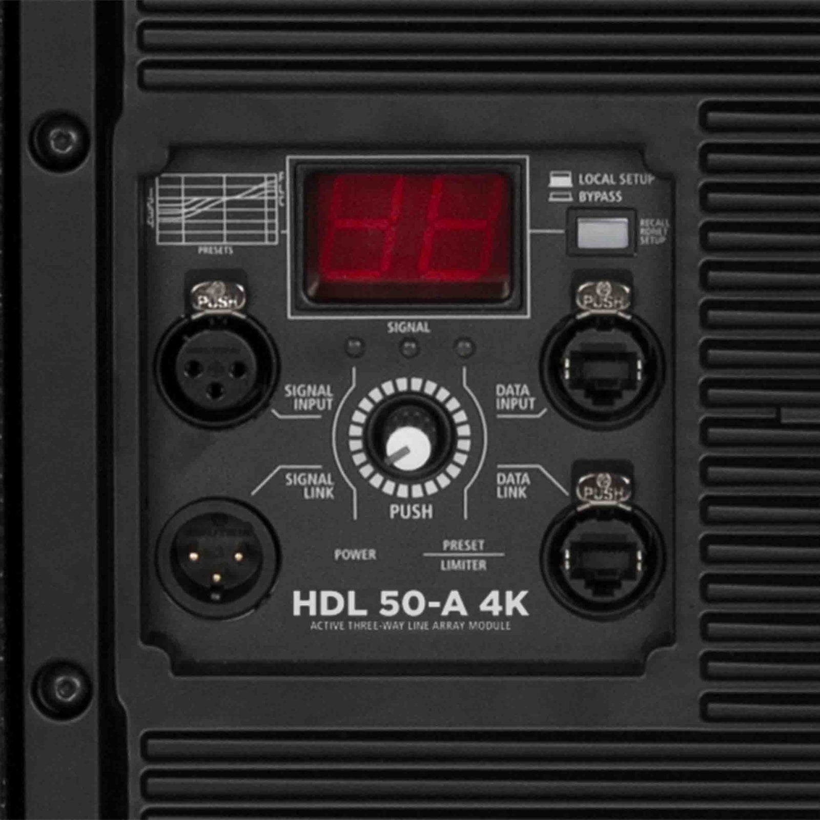 RCF HDL50-A-4K, Three Way 8000W Powered Line-Array Speaker Module - Black by RCF