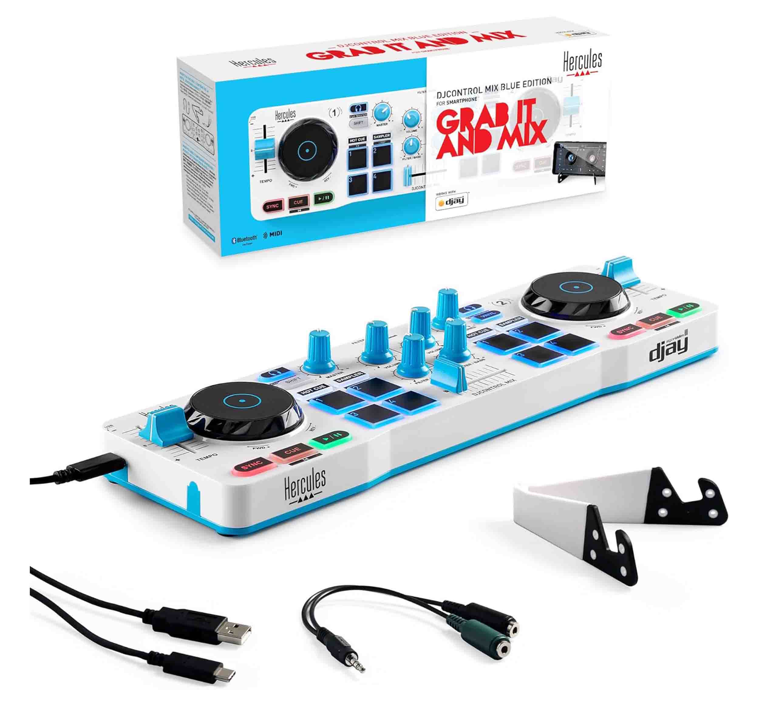 DJ機材 Hercules DJControl Mix Hercules - DJControl Mix - Misture com o seu smartphone