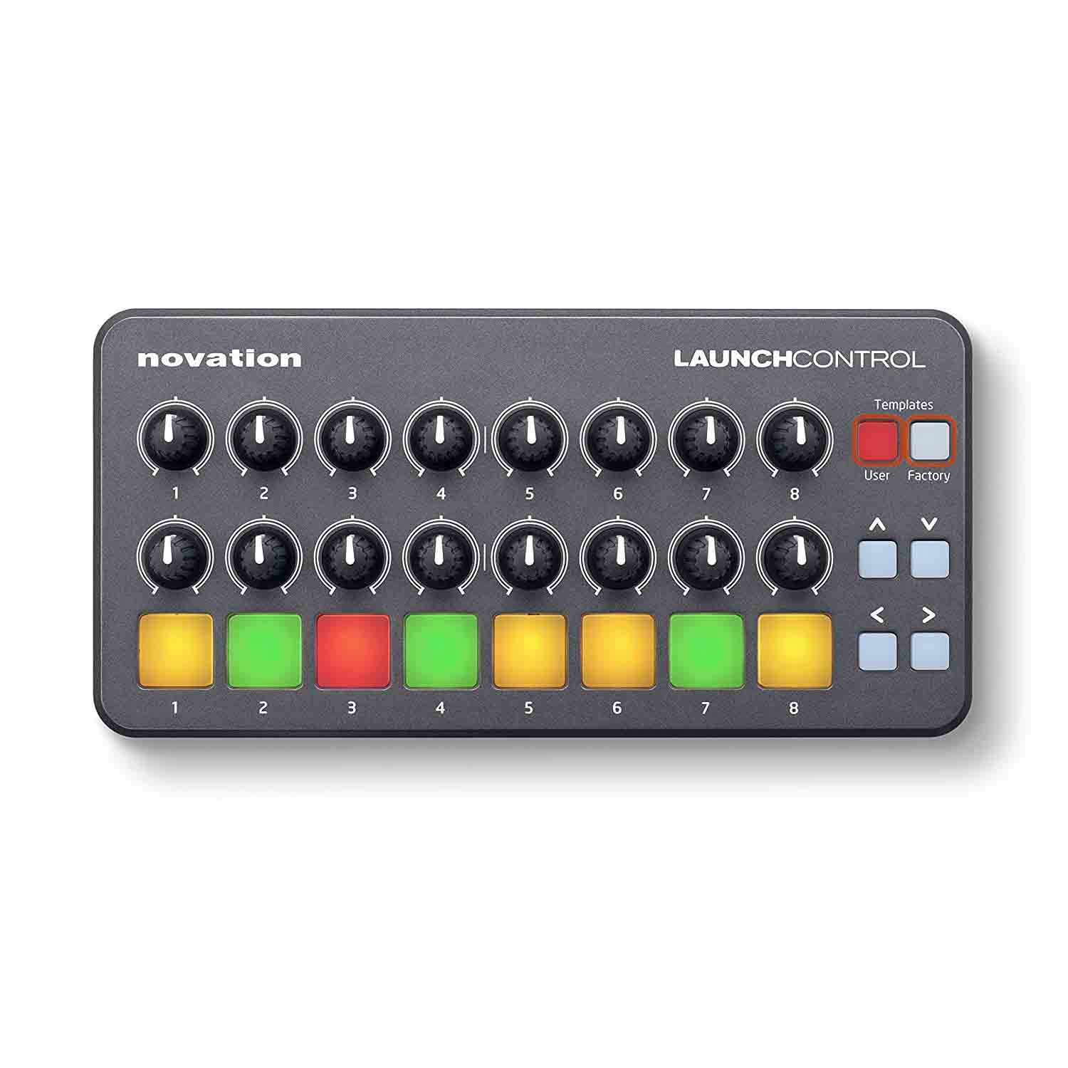 B-Stock: Novation NOVLPD04 Portable USB Midi DJ Controller with 16 Assignable Knobs and Eight Pads