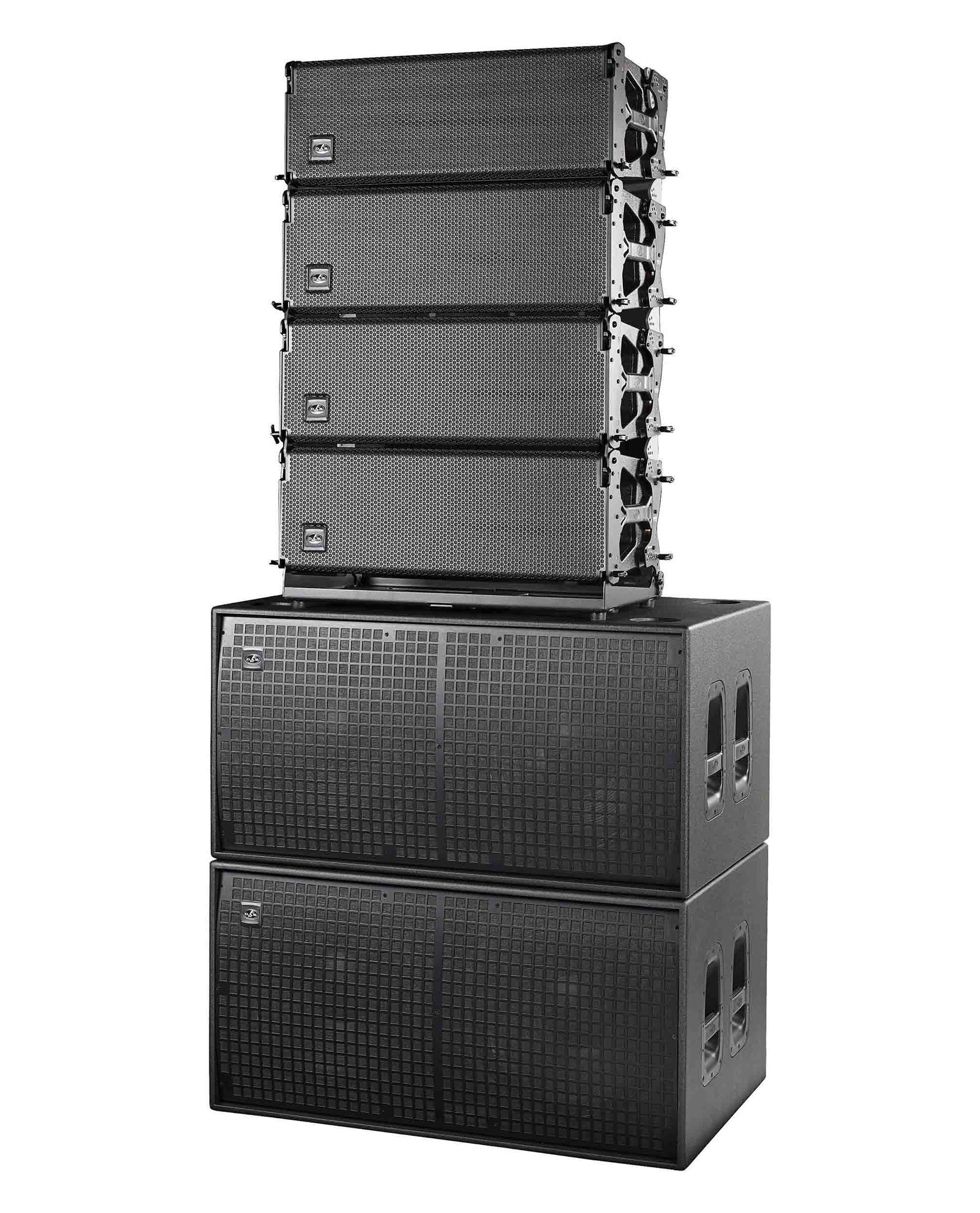 DAS Audio EVENT-210A-115, Powered 3-Way Compact Line Array Module - Black by DAS Audio