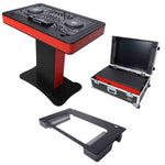 ProX Rev7 Red Control Tower Podium with Case DJ Package - Black by ProX Cases