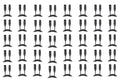 ProX XC-MIC25 X40, 25 Ft Balanced  XLR-F to XLR-M High Performance Microphone Cable DJ Package - 40 Pack by ProX Cases
