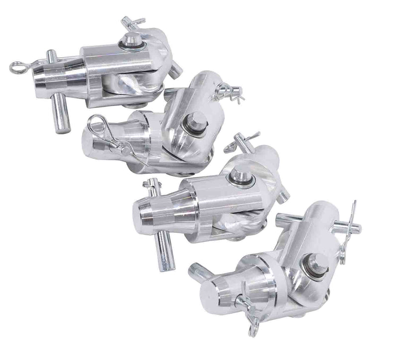 PROX XT-HINGEX4, Pack of 4 Conical Single Tube Hinge Unit for F31 F32 F34 Conical 2” Truss by ProX Cases