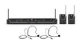 LD Systems U305.1 BPH 2 Dual Wireless Microphone System with 2 x Bodypack and 2 x Headset - 514 to 542 MHz by LD Systems
