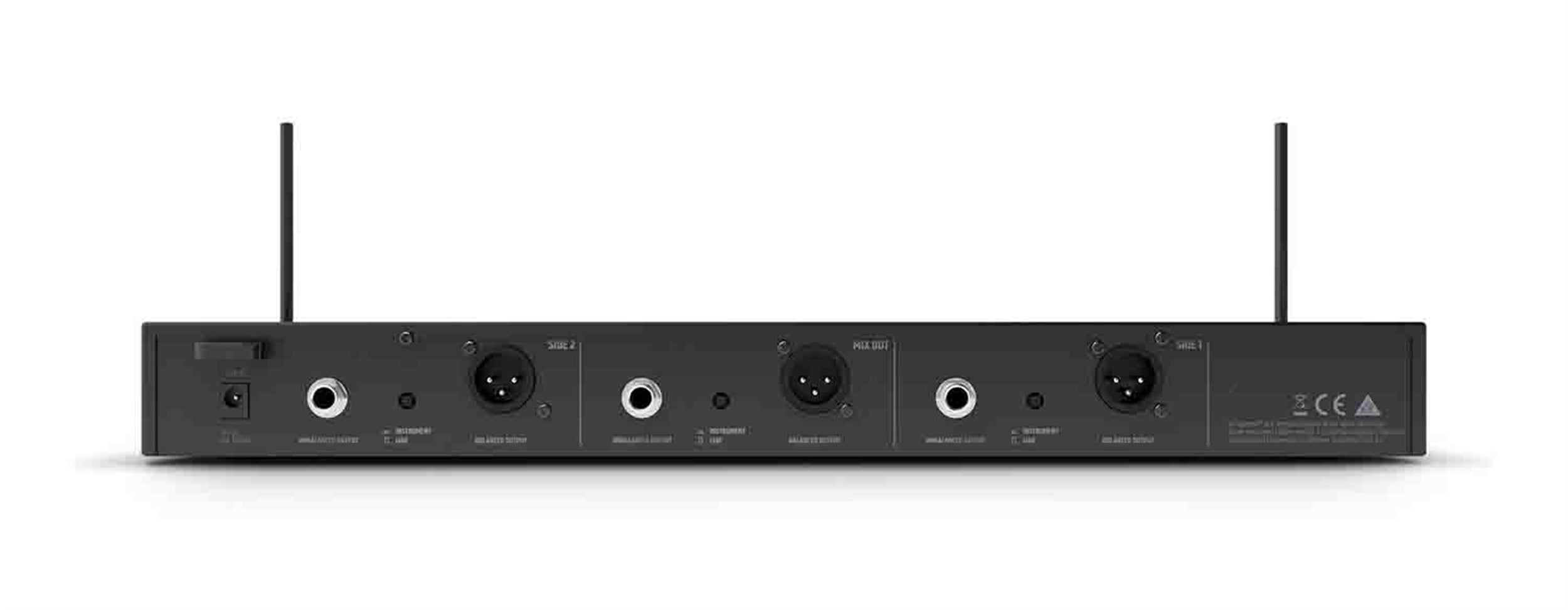LD Systems U305.1 BPH 2 Dual Wireless Microphone System with 2 x Bodypack and 2 x Headset - 514 to 542 MHz