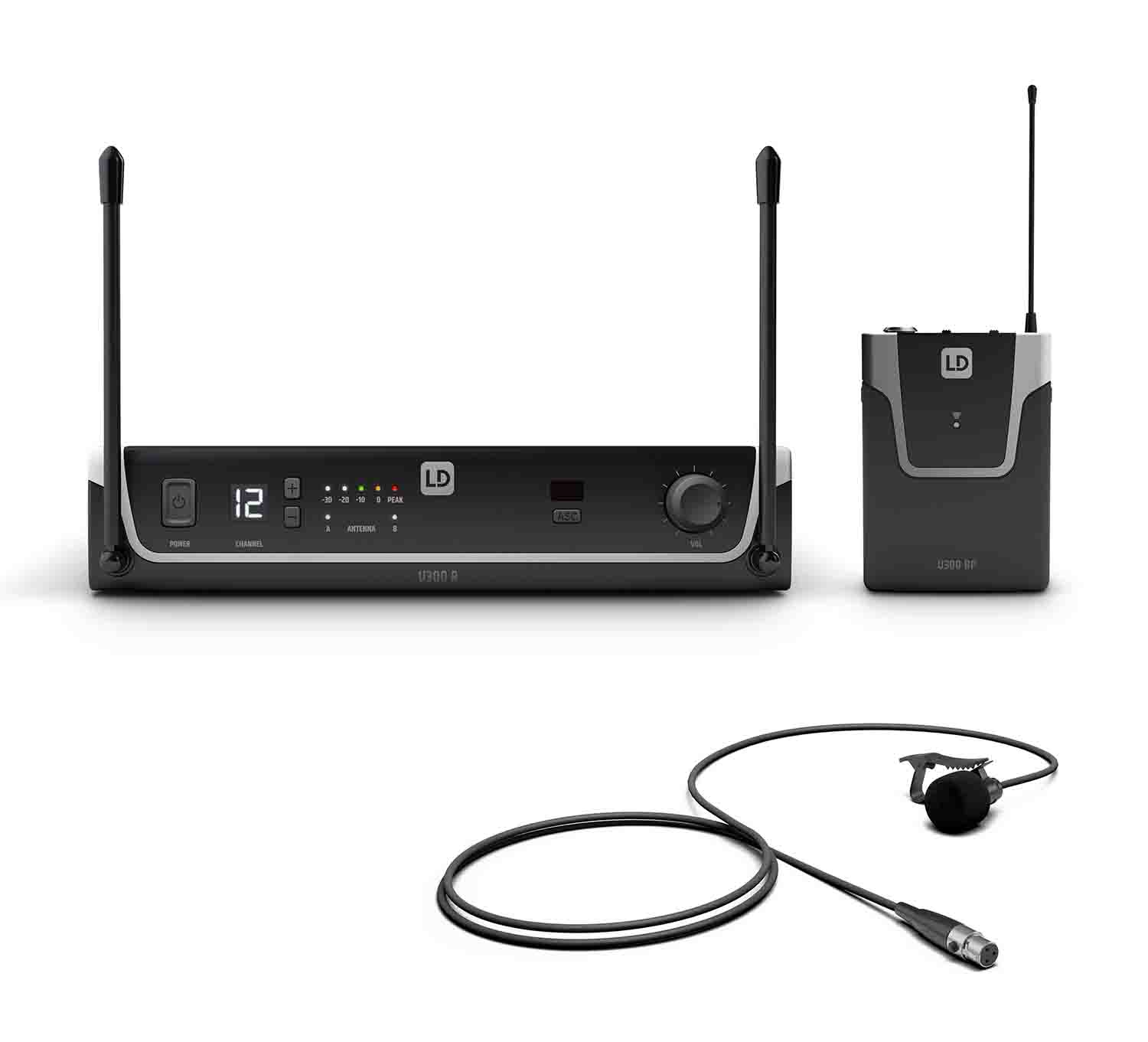 LD Systems U305.1 BPL Wireless Microphone System with Bodypack and Lavalier Microphone - 514 to 542 MHz by LD Systems