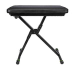 B-Stock: Gravity FKSEAT1 Keyboard Bench, Adjustable Folding Bench for Keyboards and Instruments - Black by Gravity