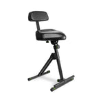 B-Stock: Gravity FM SEAT1 BR, Height Adjustable Stool with Foot and Backrest