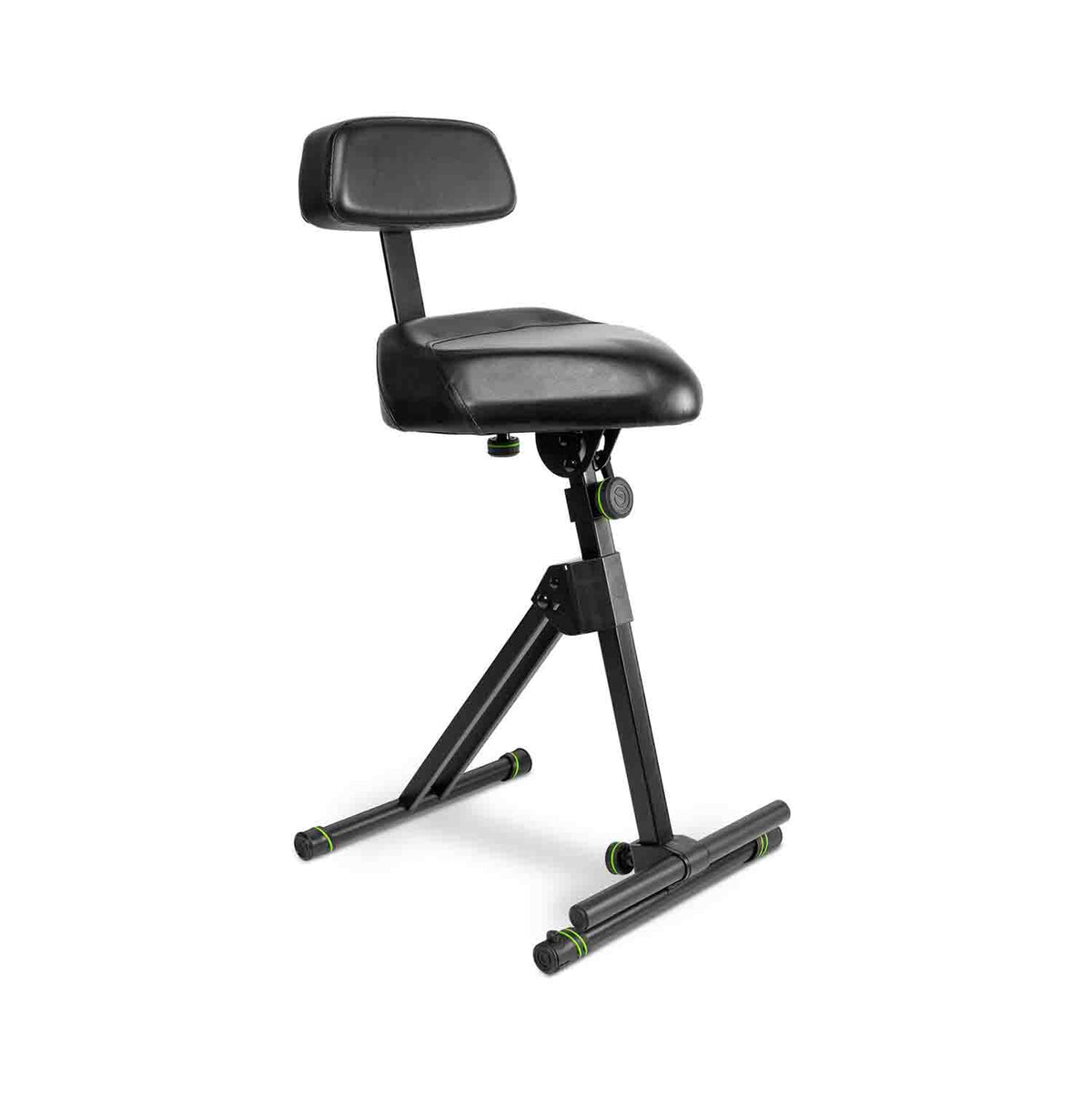 B-Stock: Gravity FM SEAT1 BR, Height Adjustable Stool with Foot and Backrest