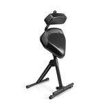 B-Stock: Gravity FM SEAT1 BR, Height Adjustable Stool with Foot and Backrest
