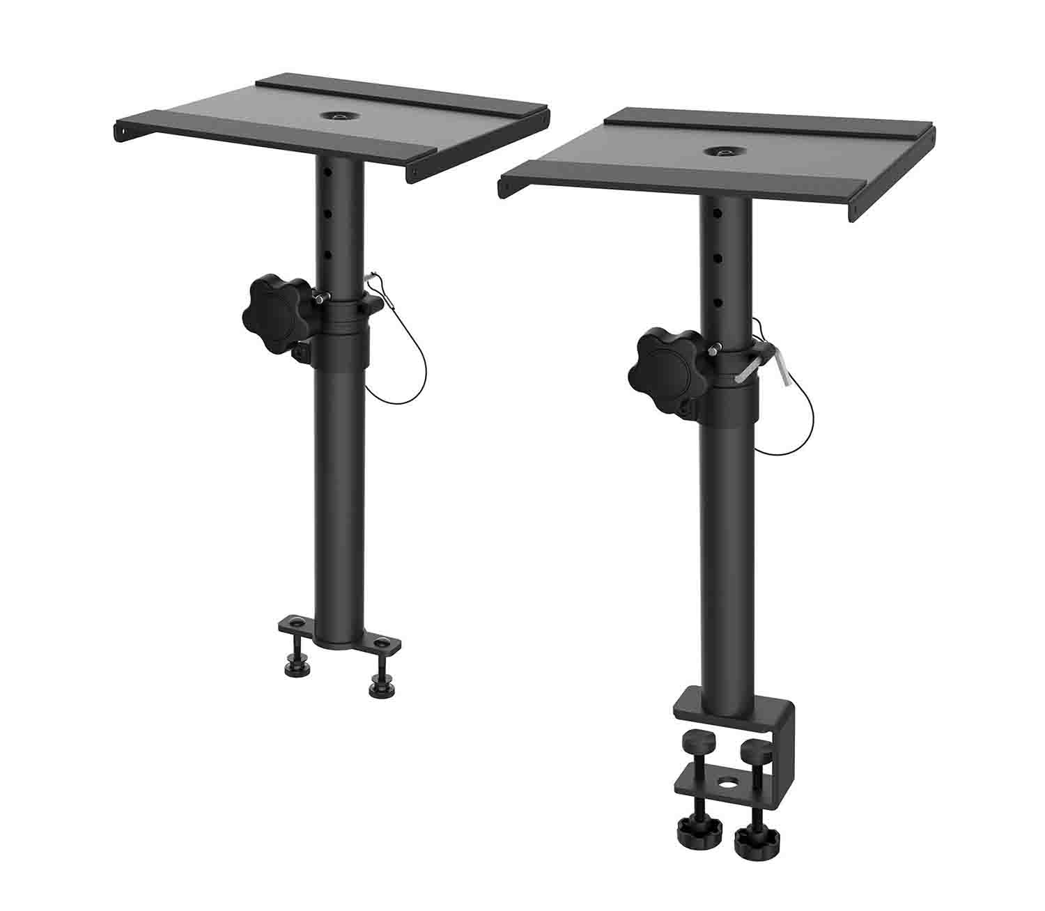 Odyssey ASPKSTANDCM Speaker Stands with Mounting Clamps and Brackets - Pair by Odyssey